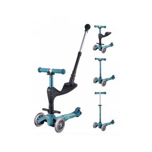 Image de Micro Trottinette Mini 3 en 1 Deluxe Plus Bleu glacial Multicolore Mobility