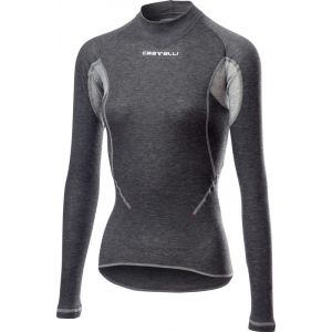 Castelli Flanders 2 Warm Maillot couche de base manches courtes Femme, grey S T-shirts manches longues