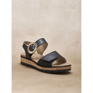 Sandales à scrachs aérosemelle amovible femme Pédiconfort