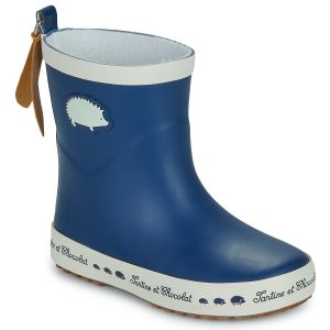 Tartine et chocolat Bottes enfant TC WELLY PATCH Bleu - Taille 22,23,24,25,26,27,28,29,30,31