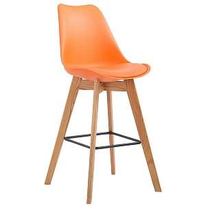 CLP Barhocker Metz Kunststoff, orange