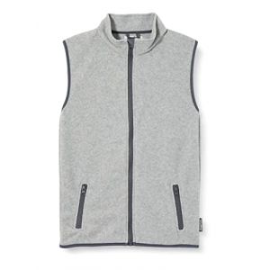 Image de Playshoes Fleece Weste Veste de polyester molletonnée, Gris mélangé 37, 164 cm Mixte Enfant