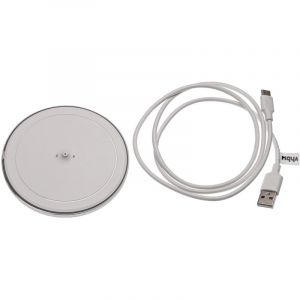 Vhbw Station de charge compatible avec Logitech Ultimate Ears Blast, Boom 3, Mega Blast, Megaboom 3 enceinte - C&acirc;ble usb-c inclus, blanc