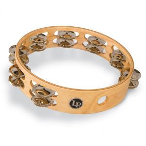 Latin Percussion Lp Lp380b Tambourins Professionel Lp Tambourin 2 Rangees 10