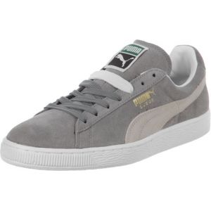 Puma Suede Classic+ - Baskets mode - Mixte Adulte - Gris (Grey/White 66) - 40.5 EU