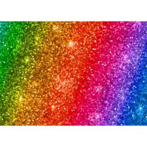 Rainbow Glitter Gradient