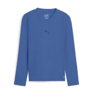 Puma Teamgoal Maillot de Corps Ls Jr. T-Shirt Performance Mixte, Ignite Blue Team Royal, 128