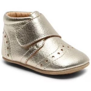 Bisgaard Garçon Fille Petit Chaussures First Walker, Doré, 18 EU