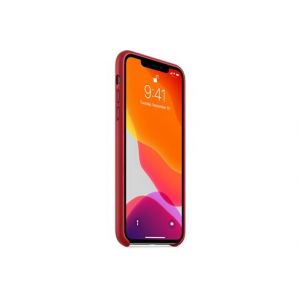 Apple Coque iPhone 11 Pro Max Cuir Rouge