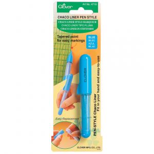 Clover Stylo marqueur de craie Chaco Liner Pen Bleu - Bleu