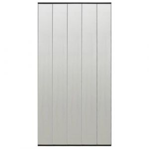 VidaXL Moustiquaire avec rideau en maille noir 100x220 cm polyester