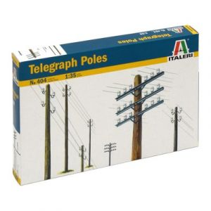 Italeri 404 - Poteaux télégraphiques