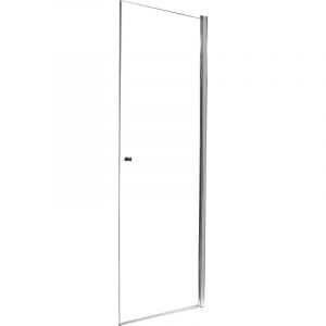 Aqua+ Fa&ccedil;ade FRISCO - Portes pivotantes 80x194,5cm - Verre tremp&eacute; T - Finitions chrom&eacute;