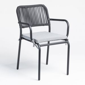 Chaise de Jardin Empilable Arhiza SKLUM Gris Graphite