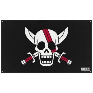 Abystyle Drapeau de One Piece - Red Hair Pirates - pour Indiff&eacute;rent - multicolore