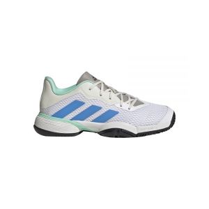 Adidas Chaussure Barricade Tennis - Cloud White / Pulse Blue / Core Black, Cloud White / Pulse Blue / Core Black - Taille 36 2/3