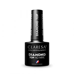 Image de Claresa UV/LED Top Diamond No Wipe vernis de protection gel pour une brillance sans r&eacute;sidu collant 5 g