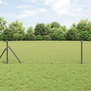 VidaXL Clôture Euro Grise 0,6 X 25 M En Acier