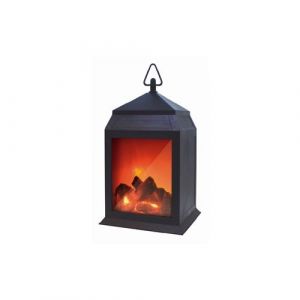Lanterne style c minée portable Venteo Noir Adulte Lanterne à LEDS sans fil utilisable intérieur comme extérieur