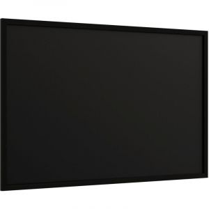 Tableau noir à craie 90x60 cm avec cadre en bois noir ECO