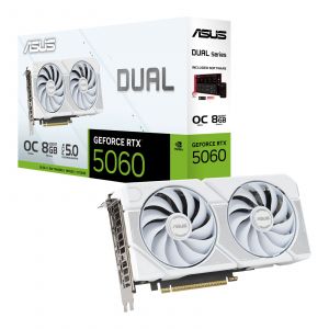 Asus DUAL GeForce RTX 5060 8GB GDDR7 OC Edition White
