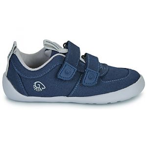 Giesswein Baskets basses enfant BAREFOOT CANVAS Bleu - Taille 23,24,25,26