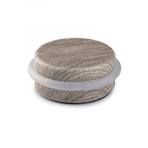 Adhésif Plastique-Métallique Butée De Porte Décorée Oliviers Mediterraneo Ø4,6x1,8cm Inofix