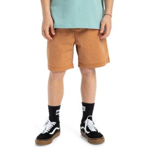Image de Quiksilver Taxer Youth 15" - Short de marche &agrave; taille &eacute;lastique pour Gar&ccedil;on 8-16 Marron - Taille 8