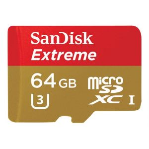 Image de Sandisk SDSDQXL-064G-G46A - Carte mémoire Extreme 64 Go microSDXC UHS-I