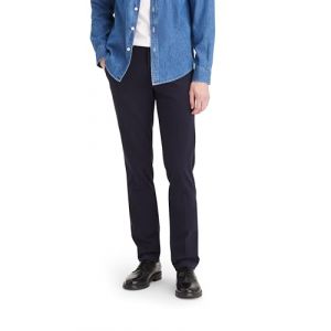 DOCKERS Homme Easy Khaki Slim Fit Pantalon décontracté Navy, 34W / 34L