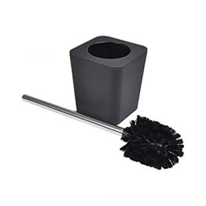 Brosse wc plastique effet soft touch vitamine noir