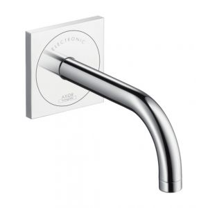 Image de Hansgrohe Uno Mitigeur lavabo électronique encastré mural avec bec 165 mm chromé