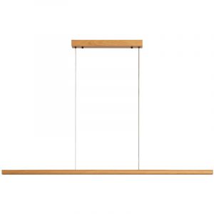 DRAWER Suspension linéaire en aluminium L120cm - Bois clair - Lumae