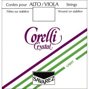 Image de Savarez Cordes Corelli Alto Crystal La Nylon/Alu. filé; Medium