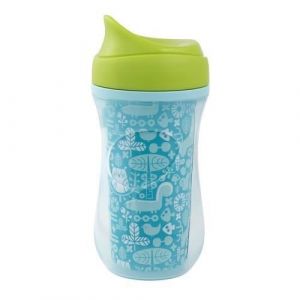 Image de Chicco Tasse Active à bord rigide et paroi isolante x1 Bleu 14m+ - 1ère tasse de bébé à emporter, dès 14 mois.