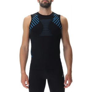 UYN Ultra1 Running Sleeveless Shirt Men, noir S T-shirts course à pied
