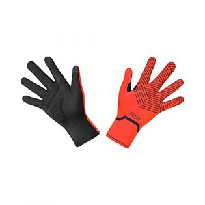 Gore Wear GOREWEAR C3 Gants mi-longs Gore-Tex Infinium extensibles, rouge/noir 10 Gants vélo de route