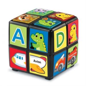 Jouet éducatif VTECH BABY Tourni Cube Alphabet Animau Véhicules Mi te 18 mois