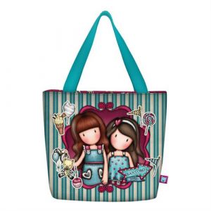 Sac à goûter Gorjuss Fireworks Bordeau 24 x 29 x 10 cm