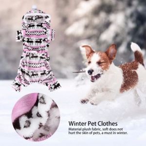 Vêtements Pour Chiens - Vvikizy - M - Peluche Douce - Hiver Chaud - Confortable Et Mignon