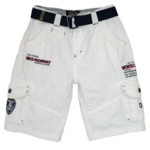 Geographical Norway Short enfant POUDRE Blanc - Taille 8 ans