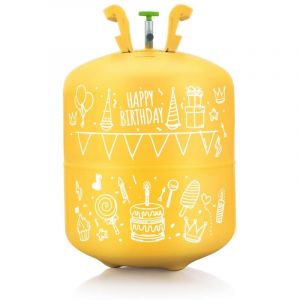Bouteille d'h&eacute;lium 0,20 m3 avec ballons et ruban