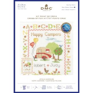 Dmc Kit broderie point de croix - Camping - 21 x 28 cm