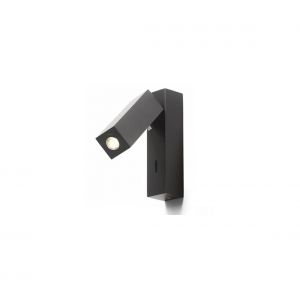 Red Applique Fado 1x3W LED Noir