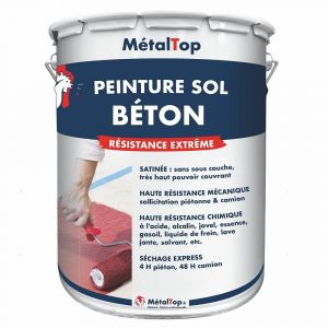 Peinture Sol Beton - Beige brun - RAL 1011 - Pot 1L