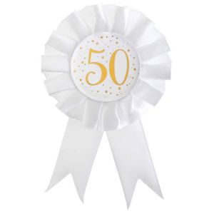 Ruedelafete Cocarde des âges métal 50 ans