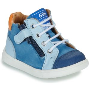 GBB Baskets montantes enfant DOUX Bleu - Taille 19,20,21,22,23