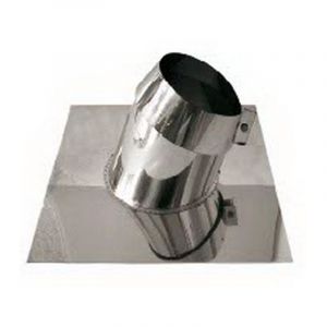 MBM Intemp&eacute;ries chemin&eacute;e en acier isol&eacute; de la chemin&eacute;e dn 150/200 pour toits inclin&eacute;s &agrave; base de plomb