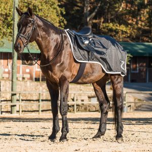 Horze Couvre-reins pour cheval doubl&eacute; polaire Protrek