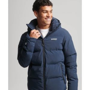 Superdry Pour homme. Manteau bleu matelass